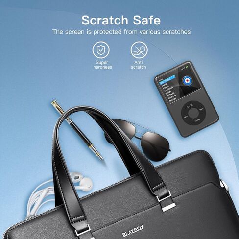 Carrying Case for Innioasis Y1 Mp3 with 2 Pack Soft Screen Protectors - Hard Shell Protective Carrying Case, Portable Travel Storage Bag with Carabiner | Anti-scrathes&Shockproof in Saudi Arabia
