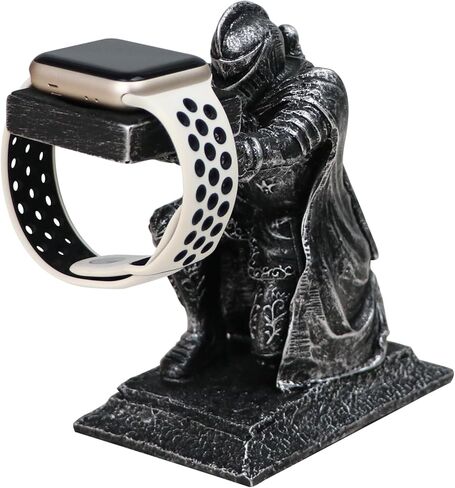 for Apple Watch Charger Stand Holder Compatible with Apple Watch Series Ultra3/Ultra2/11/10/9/8/7/6/5/SE3/SE2(49/46/45/44/42/41/40/38mm) Loyal Knight iWatch Charging Dock, Used as a Tabletop Ornament in Saudi Arabia