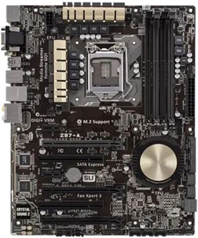 اللوحات الأم للكمبيوتر Asus Z97-A اللوحة الأم لسطح المكتب Z97 LGA 1150 لـ Core I7 I5 I3 DDR3 SATA3 USB3.0 in Kuwait