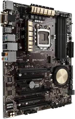 اللوحات الأم للكمبيوتر Asus Z97-A اللوحة الأم لسطح المكتب Z97 LGA 1150 لـ Core I7 I5 I3 DDR3 SATA3 USB3.0 in Kuwait
