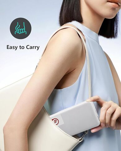 Miady [UL Listed] 2-Pack Portable Charger, 10000mAh Slim Power Bank Built-in 2 Cables Lightweight Travel Battery Pack 3 Outputs 2 Inputs Compatible with iPhone 17/16/15/14/13 Galaxy S24/S22 iPad etc in Saudi Arabia
