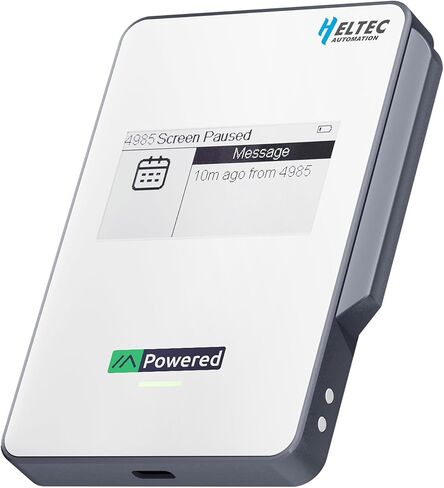 Heltec Meshtastic & LoRa Compatible Magnetic Power Bank with E-Ink Display nRF52840 and SX1262 Chips, Wireless Charging 10000mAh/5000mAh for Outdoor Emergency - MeshPocket Qi2 in Saudi Arabia
