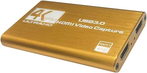 USB 3.0 Video Capture Card – 4K Ultra HD 60Hz, HDMI Game Streaming & Recording, Gaming Audio Adapter Set, Ideal for Live Broadcasting, Media Streaming, and Conferencing in Saudi Arabia