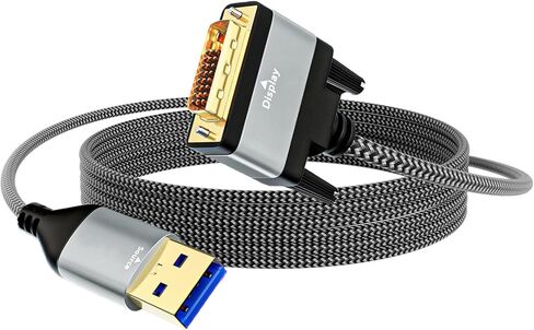 العالمي USB3.0 DVIs كابل الفيديو العام التعرف التلقائي لا سائق المطلوبة البناء PVC Dvis ذكر إلى ذكر كابل محول in Kuwait