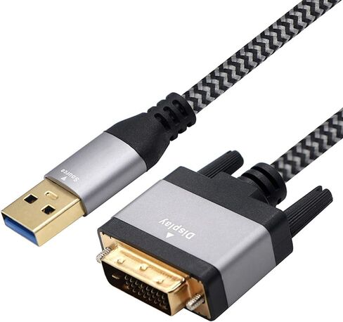 العالمي USB3.0 DVIs كابل الفيديو العام التعرف التلقائي لا سائق المطلوبة البناء PVC Dvis ذكر إلى ذكر كابل محول in Kuwait