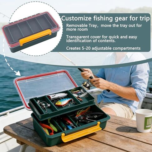 Fishing Tackle Box with Fishing Lures,72Pcs Fishing Lures Kit-Pliers,Topwater Lures,Hooks,Spinnerbaits,Saltwater & Freshwater Fishing Gear and Equipment,Fishing Gifts for Men in Saudi Arabia