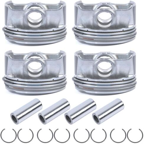 4 PCS Piston and Rings Kit 230412E210 Compatible with Soul Forte5 GT Tucson 2.0L L4 2014 2018 in Saudi Arabia