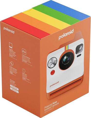 Polaroid Now Generation 3 i-Type Instant Camera (Coral) with 8 i-Type Color Film Starter Bundle + Charging Cable and Cleaning Cloth in Saudi Arabia