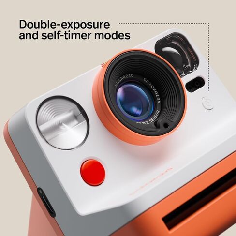 Polaroid Now Generation 3 i-Type Instant Camera (Coral) with 8 i-Type Color Film Starter Bundle + Charging Cable and Cleaning Cloth in Saudi Arabia