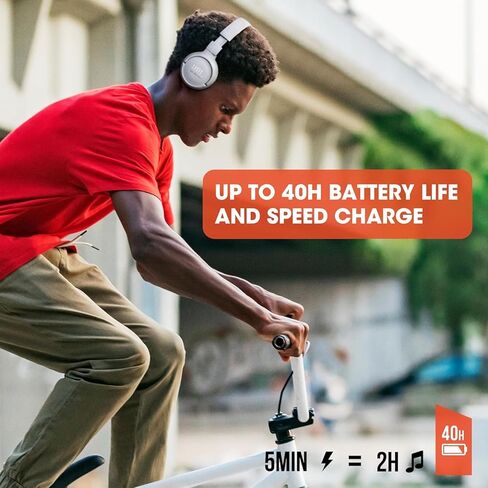 سماعات JBL Tune 510BT اللاسلكية على الأذن، صوت جهير نقي، بلوتوث 5.0، بطارية 40 ساعة، اتصال متعدد النقاط، مكالمات بدون استخدام اليدين، تصميم خفيف الوزن وقابل للطي، يتضمن قطعة قماش للتنظيف in Saudi Arabia