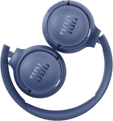سماعات JBL Tune 510BT اللاسلكية على الأذن، صوت جهير نقي، بلوتوث 5.0، بطارية 40 ساعة، اتصال متعدد النقاط، مكالمات بدون استخدام اليدين، تصميم خفيف الوزن وقابل للطي، يتضمن قطعة قماش للتنظيف in Saudi Arabia