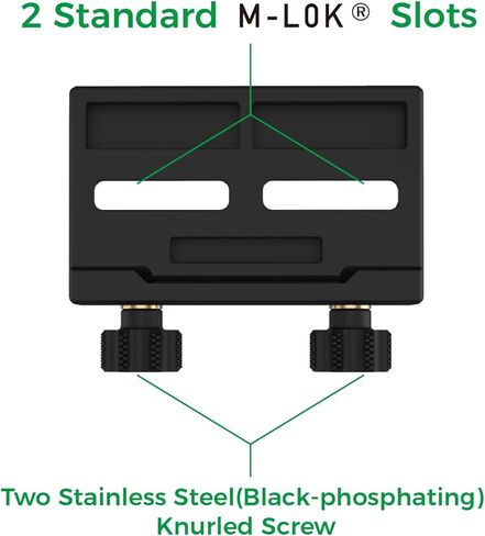 Arca-Swiss to Compatible for MLOK Adapter Mount, ARCA Bipod Adapter in Saudi Arabia