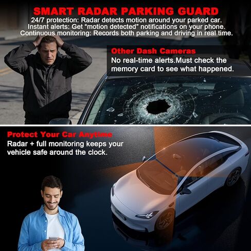 4G LTE Dash Cam with Live Streaming, Car Vandalism Security Camera in Saudi Arabia