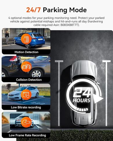 Vantrue N2X 2.7K Dash Cam Front and Inside, 5G WiFi Dual Dash Camera for Car with HDR IR Night Vision, STARVIS 2, GPS, 2.5K/60FPS, G-Sensor, 24/7 Parking Mode, Voice Control (Renewed) in Saudi Arabia