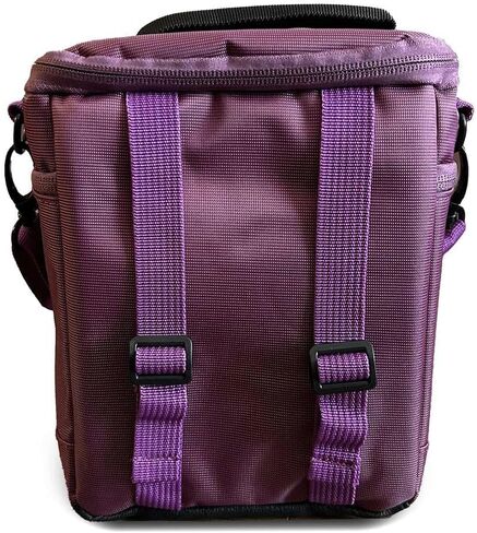 Navitech Purple Protective Portable Handheld Binocular Case Travel Bag - Compatible with Vortex Optics Diamondback HD Binoculars 10x28 in Saudi Arabia