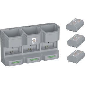 ZGCINE PC3-FZ100 Kit3 Travel Charging Case Kit with 3-Pack high-Capacity NP-FZ100 Battery(2600mAH Grey) in Kuwait