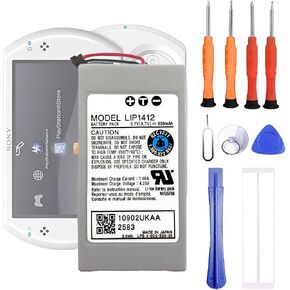 بطارية LIP1412 متوافقة مع بطارية بديلة من سوني لـ PSP-N1001، PSP-N1002، PSP-N1003، PSP-N1004 مع مجموعة أدوات إصلاح (سوني) in Kuwait