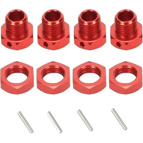 Aluminum 17mm Hex Wheel Nuts Adapter for Arrma 6s BLX Infraction Limitless Mojave Typhon hopups Upgrade Parts 4 pcs/Set(Green) in Kuwait