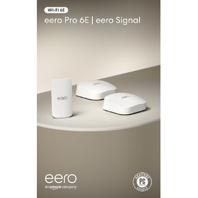 Amazon eero Pro 6E (حزمة واحدة) مع النسخ الاحتياطي الخلوي Amazon eero Signal 4G LTE لأنظمة eero in Kuwait