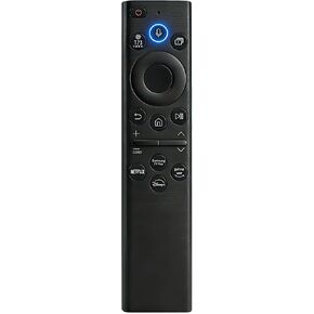 جهاز تحكم عن بعد عالمي لتلفزيون سامسونج الذكي، متوافق مع تلفزيون LED/LCD/بلازما QLED، مع Netflix، Prime Video، أزرار Hulu، التحكم الصوتي. in Kuwait