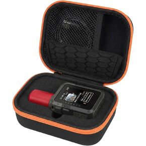 حافظة صلبة متوافقة مع جهاز Garmin inReach Mini 3 Plus Rugged Global Satellite Communicator، منظم حماية مع فتحة إسفنجية للمشي لمسافات طويلة والتخييم والعتاد - حافظة فقط (أسود) in Kuwait