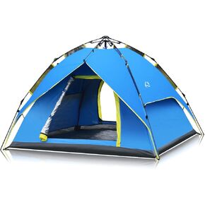 Wind tour Automatic Tent Waterproof Double-Layer pop-up Hydraulic Tent Outdoor Picnic Camping in Kuwait