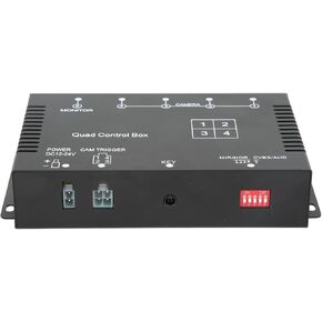 صندوق التحكم المضاعف 4 قنوات مقسم فيديو 4 قنوات مقسم فيديو 1080P AHD DC12V 24V مفتاح شاشة فيديو للكاميرا لمقطورة شاحنة RV in Kuwait