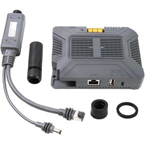 حاقن Starlink Mini PoE ومجموعة مقسم الطاقة 12 فولت، 150 واط جيجابت PoE السلبي مع RJ45 ملحوم، حماية ESD، استبدال DC 9-36V إلى 48V/3A لجهاز التوجيه Starlink Mini Dishy in Kuwait