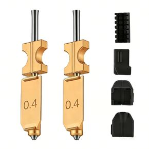 4PK Upgraded All-Size Hotend Kit for Flashforge AD5X Quick-Detachable Nozzle Extruder, Rapid Heating, with Extra 4PK Silicone Cover 4PK Nozzle Brush in Saudi Arabia