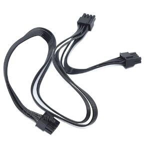 1 قطعة كابل إمداد الطاقة PCI Express GPU 8Pin إلى ثنائي 8(6 + 2) Pin PCI-E بطاقة الرسومات 8Pin 1 إلى 2 الحبل in Kuwait