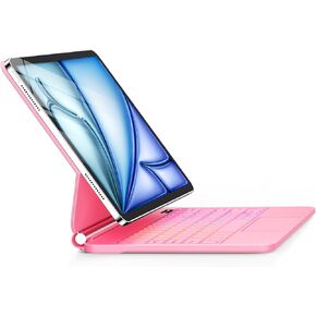 for iPad Air 11 inch Case with Keyboard (M4/M3/M2,2026/ 2025/2024), iPad Pro 11 (4th/3rd/2nd/1st Gen) & Air 5/4th,Magic-Style Magnetic Case Keyboard with 7-Color Backlight, Multi-Touch Trackpad in Saudi Arabia