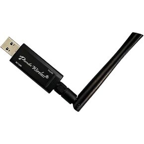 محول USB AC لاسلكي Panda Wireless PAU0E AC1200 - مع هوائي عالي الكسب - Win 7/8/10/11، Zorin، Mint، Ubuntu، MX Linux، Manjaro، Fedora، Kali Linux، openSUSE، Rocky وRaspbian in Kuwait