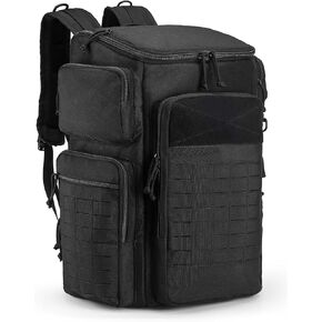 50L Military Tactical Backpack，Black，1000D Waterproof Polyester，Large，Molle System，for Hiking，Hunting，Trekking，Outdoor，Fitness，Camping，Military，Training in Saudi Arabia
