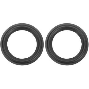 MECCANIXITY قطعتان من حلقات مكبر الصوت المطاطية مقاس 7 بوصة مقاس 166 × 114 مم (IDxOD) قطع غيار حلقات مضخم الصوت المثقبة لإصلاح مكبر الصوت أو DIY، أسود in Kuwait