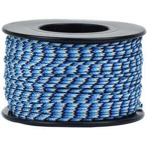 Atwood Micro Sport Cord 1.18mm X 125 Ft Small Spool Lightweight Braided Cord (Blue Snake) in Kuwait