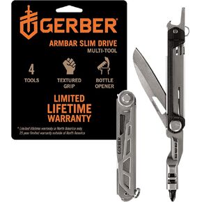 Gerber Gear Armbar Slim Drive Pocket Knife EDC Multitool with Screwdriver, Bottle Opener, Burnt Orange in Kuwait