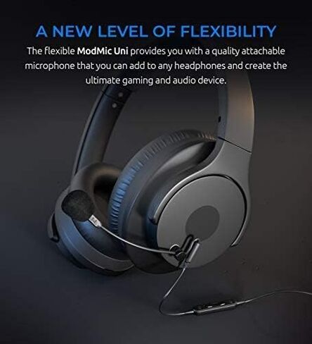 ميكروفون Antlion Audio ModMic USB القابل للربط بخاصية إلغاء الضوضاء مع مفتاح كتم الصوت متوافق مع أجهزة Mac وWindows PC وPlayStation 4 والمزيد in Kuwait