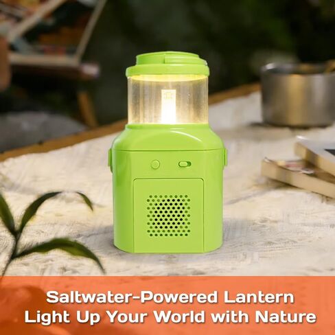 Salt Water Powered LED Emergency Lamp, No Batteries No Charging, Portable Emergency Light for Hurricane Power Outage Earthquake Camping Survival Kit in Saudi Arabia