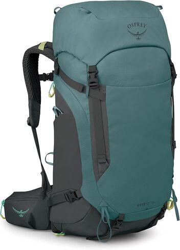 Osprey Kyte LT 35L Women's Backpacking Backpack - Lightweight Hiking & Travel Bag with Waterproof Raincover, Graphite Purple in Saudi Arabia