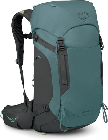 Osprey Kyte LT 35L Women's Backpacking Backpack - Lightweight Hiking & Travel Bag with Waterproof Raincover, Graphite Purple in Saudi Arabia