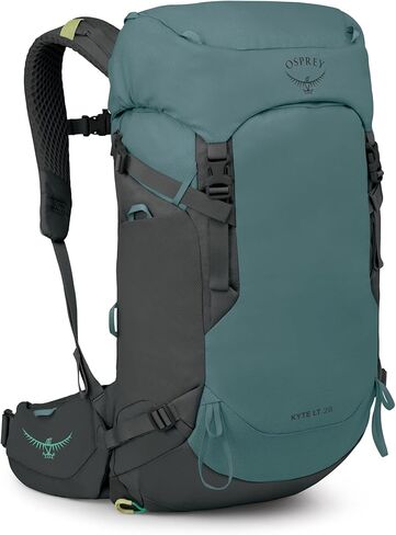 Osprey Kyte LT 35L Women's Backpacking Backpack - Lightweight Hiking & Travel Bag with Waterproof Raincover, Graphite Purple in Saudi Arabia