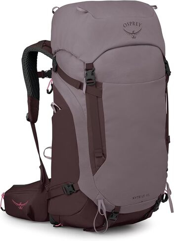 Osprey Kyte LT 35L Women's Backpacking Backpack - Lightweight Hiking & Travel Bag with Waterproof Raincover, Graphite Purple in Saudi Arabia