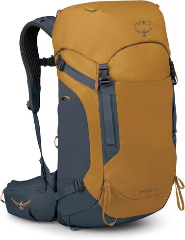 Osprey Kyte LT 35L Women's Backpacking Backpack - Lightweight Hiking & Travel Bag with Waterproof Raincover, Graphite Purple in Saudi Arabia