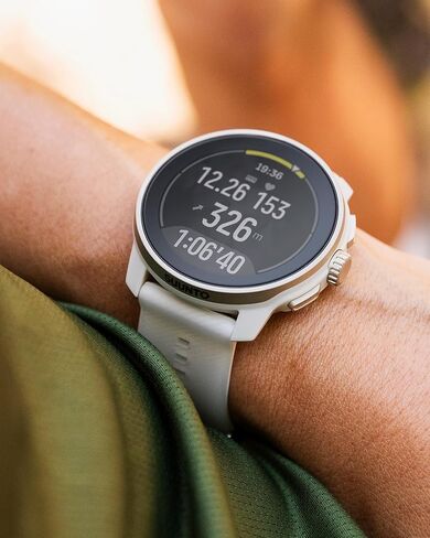 SUUNTO Vertical Adventure GPS Watch w/Offline Maps Titanium Solar Canyon & SUUNTO 22 ATH6 Silicone Strap Powder Gray S+M in Saudi Arabia