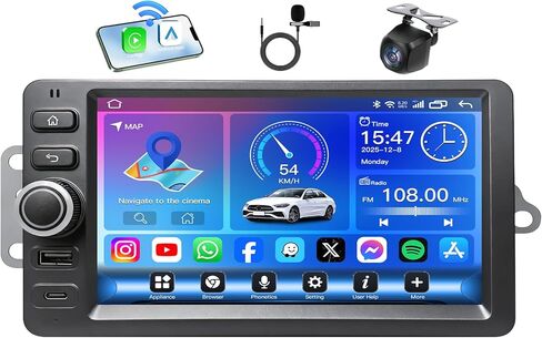 4Core+64G ROM Car Radio for Chevy Silverado 2003-2006: Android 13 Stereo with 1280 * 800 IPS Touchscreen, Wireless CarPlay Android Auto, GPS Navigation, 5G WiFi Bluetooth, Backup Camera FM SWC in Saudi Arabia