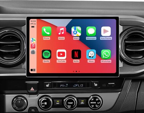 11.5'' Car Radio Stereo Upgrade for Toyota Tacoma 2016-2023 Wireless CarPlay Android Auto | 5G WiFi GPS Navigation | IPS HD Touchscreen | Bluetooth/FM/SWC | Plug & Play with 1080P Backup Camera in Saudi Arabia