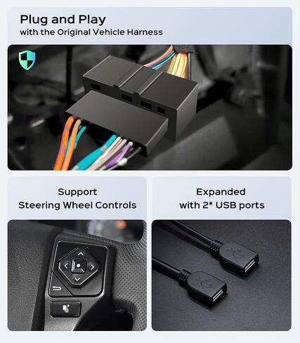 11.5'' Car Radio Stereo Upgrade for Toyota Tacoma 2016-2023 Wireless CarPlay Android Auto | 5G WiFi GPS Navigation | IPS HD Touchscreen | Bluetooth/FM/SWC | Plug & Play with 1080P Backup Camera in Saudi Arabia