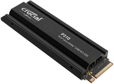 Crucial P310 - SSD - 1 تيرابايت - داخلي - M.2 2280 - PCIe 4.0 x4 (NVMe) - مبدد حرارة مدمج in Saudi Arabia