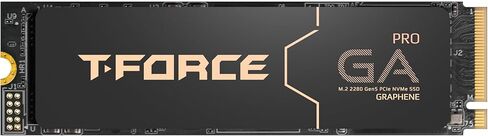 TEAMGROUP T-Force GA PRO 2TB SSD Patented Graphene Heatsink DRAM SLC Cache 3D TLC NAND NVMe InnoGrit PCIe Gen5x4 M.2 2280 Internal SSD Read/Write 10,000/8,500 MB/s TM8FFJ002T0C129 in Saudi Arabia