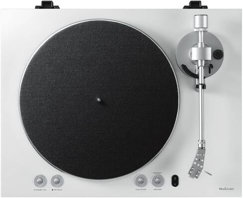 Yamaha MusicCast Vinyl 500 Wi-Fi Turntable, White (Renewed) in Saudi Arabia